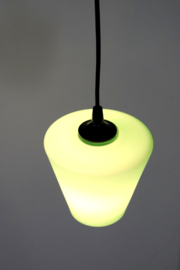 Groene glazen hanglamp