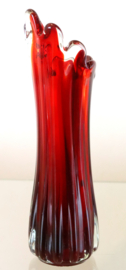 Glazen vaas 'Rosso'