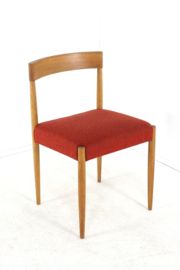 Set van Deense eiken stoelen