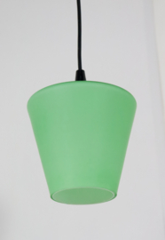 Groene glazen hanglamp