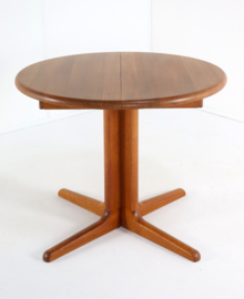 Ronde 1x verlengbare Deense ronde tafel 'Virklund'