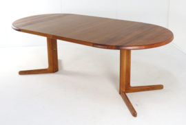 Deense ronde 2x verlengbare eettafel 'Hurup'