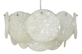 Frosted ice hanglamp 'Medebach'