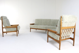 Set van bank + 2 fauteuils 'Sliedrecht'