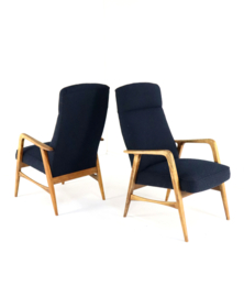 Fauteuil herenmodel 'Duivendrecht' donkerblauw | 1 op voorraad