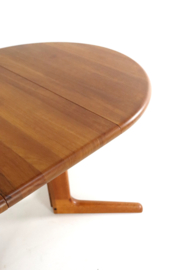 Ronde 1x verlengbare Deense ronde tafel 'Virklund'