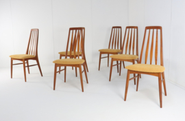 Set van 6 eetkamerstoelen Eva - Niels Koefoed  'Lindeskovs'