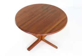 Ronde Deense 2x verlengbare eettafel 'Stuer'