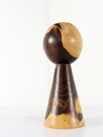 Houten kandelaar