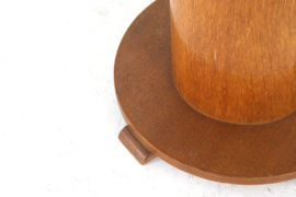 Art deco pedestel bijzettafel