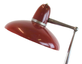 Rode bureaulamp