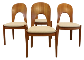 Set van 4 stoelen Niels Koefoed 'Morten' 'Femo'