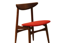 Set van 4 Deense eetkamerstoelen