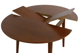 Ronde uitschuifbare tafel 'Renswoude'