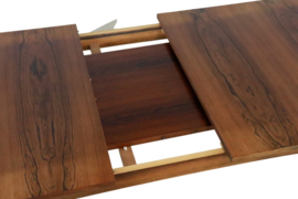 Palissander uitschuifbare eetkamer tafel