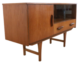 Compact sideboard met glas 'Tarleton' | 121.5 cm