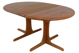 Deens design ronde uitschuifbare eettafel 'Bramsche'