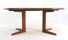 Ronde 2x verlengbare eettafel 'Havbro'