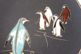 Ruscha wandbord "Pinguins"