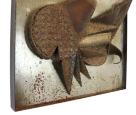 Metalen Henrik Horst kunstwerk