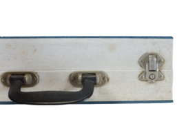 Platenkoffer blauw (15 platen)