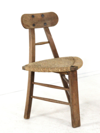 Set van 2 brutalist tripod stoelen