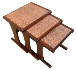 Copper nesting tables 'Birstall'