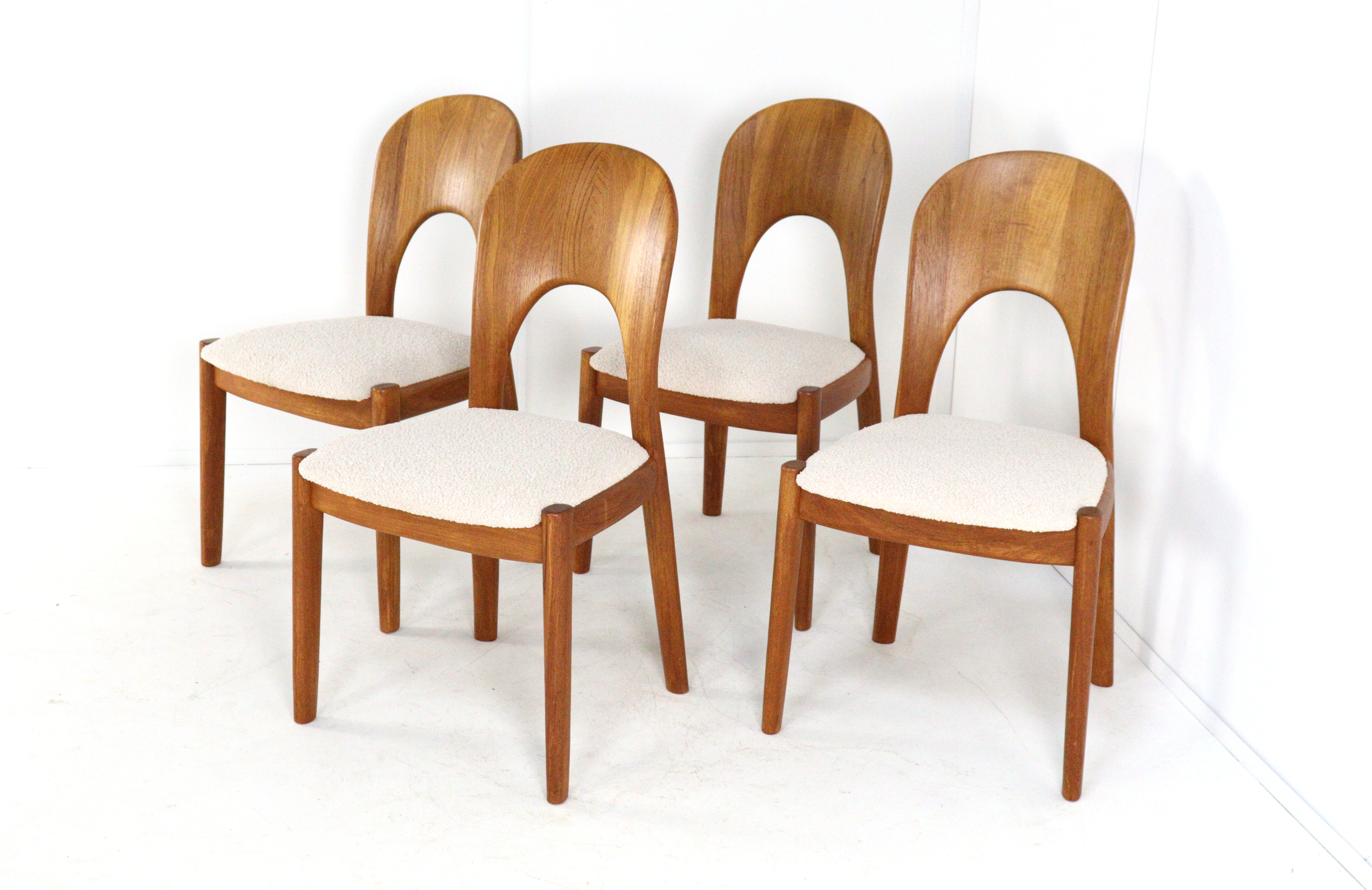 Set van 4 Koefoed Morten stoelen 'Vinderup'