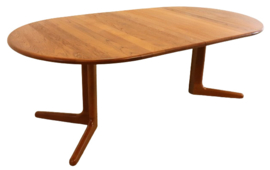 Ronde 2x verlengbare eettafel 'Neble'