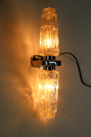 Wandlamp met iceglass