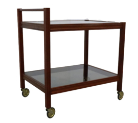 Trolley / barcart met rookglas