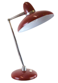 Rode bureaulamp