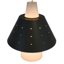 Glazen hanglamp 'pointelle'