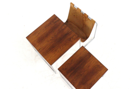 Brabantia nesting tables met lectuurhouder