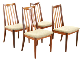Set van 4 G-Plan eetkamerstoelen 'Dolau'