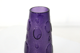 Glazen vaas 'purple'