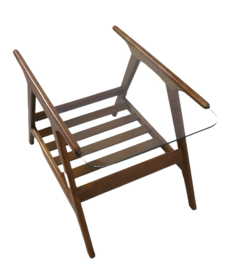 Salontafel met glas "Middelaar"