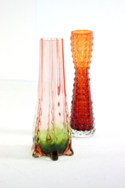 Hobnail glass vaas