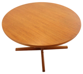 Ronde Deense 2x verlengbare eettafel 'Sibberup'
