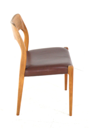 Set van 6 Niels O Möller stoelen model 71