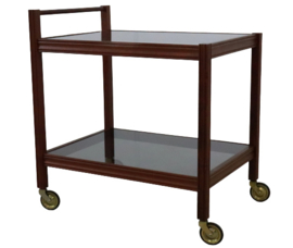 Trolley / barcart met rookglas