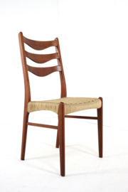 Set van 4 Arne Wahl Iversen voor Glygnore stoelen