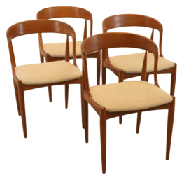 Set of 4 Johannes Andersen voor Uldum stoelen