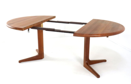 Glostrup ronde 2x verlengbare eettafel 'Kappendrup'