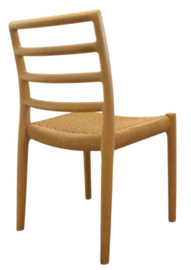 Set van 4 eiken Niels O Möller model 85  stoelen 'Keldby'