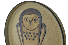 Wandtableau 'uil'