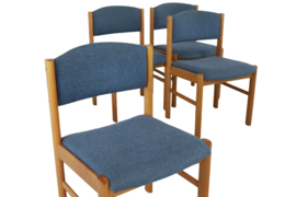 Set van 4 Deense eetkamerstoelen 'Appen'