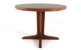 Ronde 3x verlengbare eettafel 'Hampen'