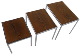 Set nesting tables Pastoe Cees Braakman 'Berkenwoude'