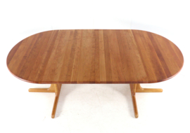 Deense ronde 2x verlengbare eettafel "Tjórn"